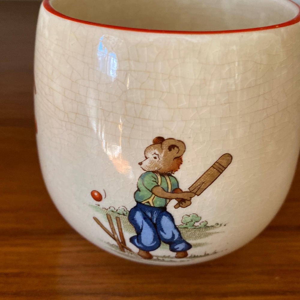 Rare VTG Royal Winton Bunny’s Playtime English China Cup/Plate Made in England - Picture 2 of 16